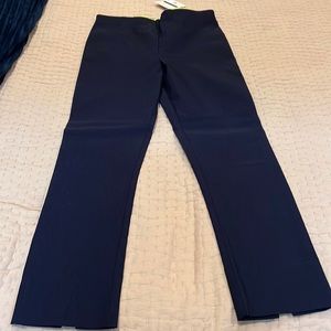 Gretchen Scott Navy gripe less pull on pants- new with tags